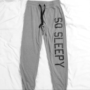 Light Grey “So Sleepy” Sweats